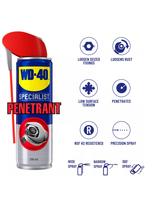 Проникаюча змазка WD-40 SPECIALIST 250мл, 1шт.